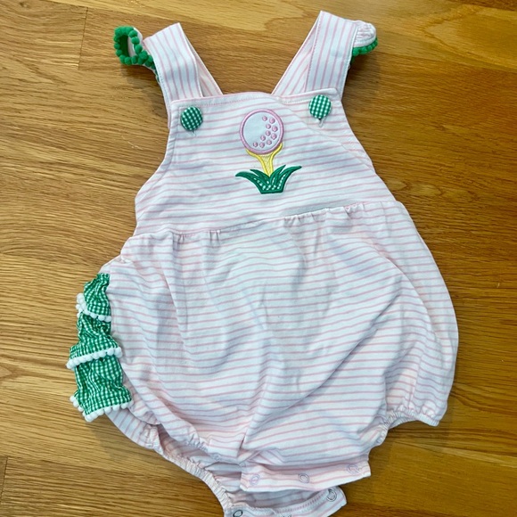 Charming Pink and Green Kids Matching Set - Picture 1 of 1